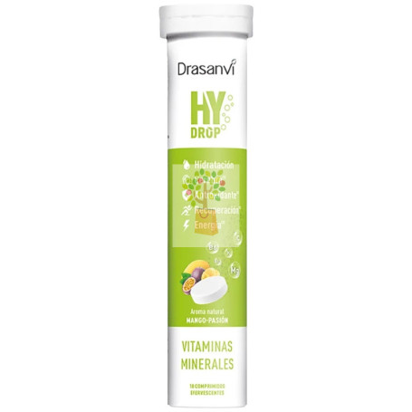HYDROP ELECTROLITOS EFERVESCENTES MANGO 18 COMPRIMIDOS DRASANVI