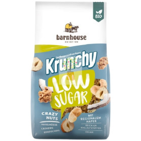 MUESLI KRUNCHY CON FRUTOS SECOS BAJO EN AZÚCAR 375G BARNHOUSE