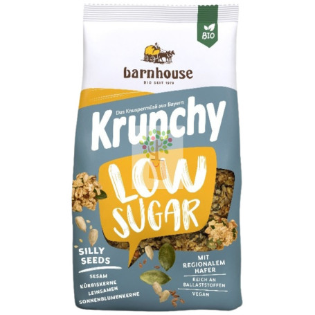 MUESLI KRUNCHY CON SEMILLAS BAJO EN AZÚCAR 375G BARNHOUSE