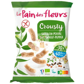 GANCHITO CROUSTY TRIGO SARRACENO-PIMIENTA 75G LE PAIN DES FLEURS