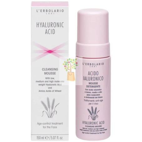 ÁCIDO HIALURÓNICO MOUSSE LIMPIADORA FACIAL 125ML L´ERBOLARIO