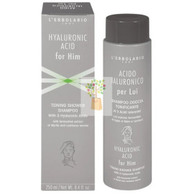 ÁCIDO HIALURÓNICO HOMBRE CHAMPÚ TONIFICANTE 250ML L´ERBOLARIO