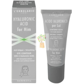 ÁCIDO HIALURÓNICO HOMBRE CONTORNO DE OJOS 15ML L´ERBOLARIO
