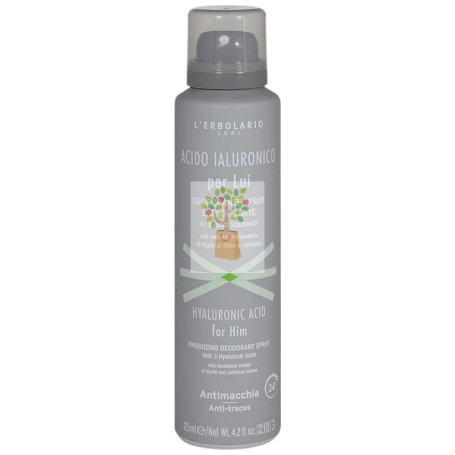ÁCIDO HIALURÓNICO HOMBRE DESODORANTE EN SPRAY 125ML L´ERBOLARIO