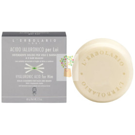 ÁCIDO HIALURÓNICO HOMBRE JABÓN SÓLIDO FACIAL 60G L´ERBOLARIO