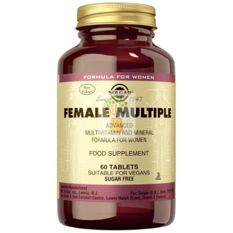 FEMALE MULTIPLE (VITAMINAS Y MINERALES) 60 COMPRIMIDOS SOLGAR