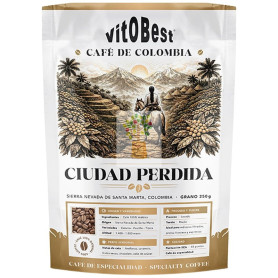 CAFÉ DE COLOMBIA CIUDAD PERDIDA EN GRANO 250G VIT.O.BEST