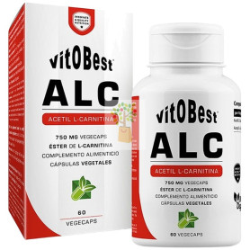ALC ACETYL L-CARNITINE 60 CÁPSULAS VEGETALES VIT.O.BEST