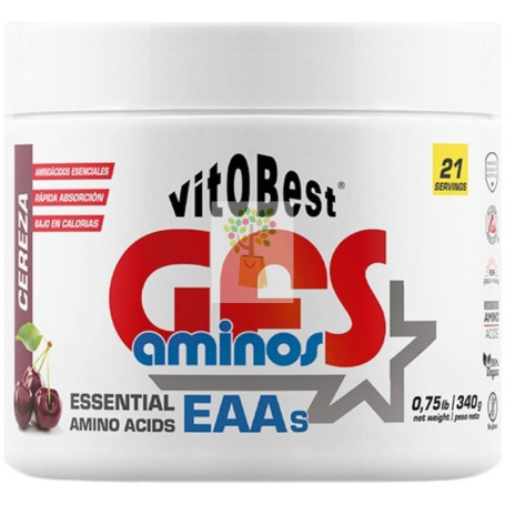 GFS AMINOS EN POLVO SABOR CEREZA 340G VIT.O.BEST