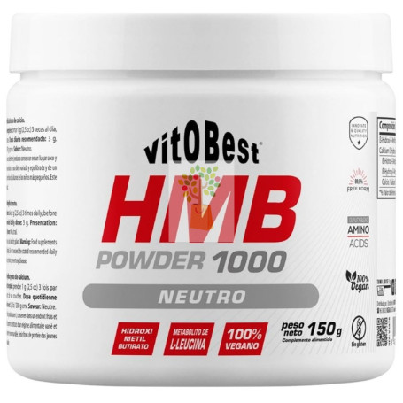 HMB 1000 EN POLVO SABOR NEUTRO 150G VIT.O.BEST