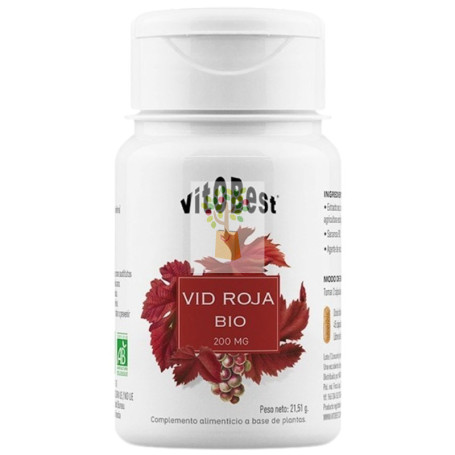 VID ROJA BIO 45 CÁPSULAS VEGETALES VIT.O.BEST
