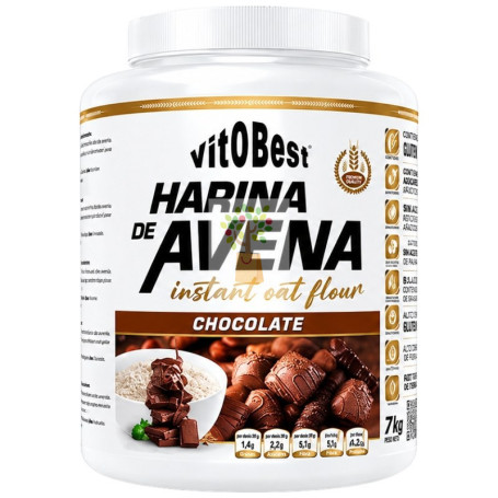 HARINA DE AVENA SABOR CHOCOLATE 7KG VIT.O.BEST