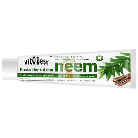 PASTA DENTAL CON NEEM 15ML VIT.O.BEST