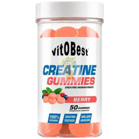CREATINE GUMMIES SABOR FRUTOS ROJOS 50 GOMINOLAS VIT.O.BEST