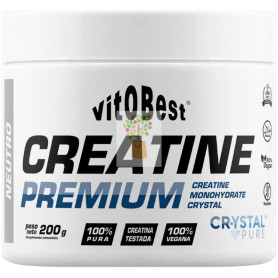 CREATINE PREMIUM CRYSTAL PURE SABOR NEUTRO 200G VIT.O.BEST