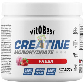 CREATINE MONOHYDRATE SABOR FRESA 300G VIT.O.BEST