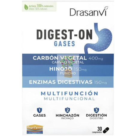 DIGEST-ON GASES 30 COMPRIMIDOS DRASANVI