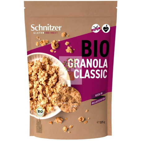 MUESLI GRANOLA CLÁSICO SIN GLUTEN 325G SCHNITZER