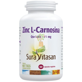 ZINC L-CARNOSINA 60 CÁPSULAS SURA VITASAN