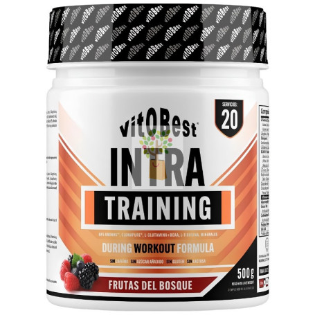 INTRA TRAINING SABOR FRUTAS DEL BOSQUE 500G VIT.O.BEST