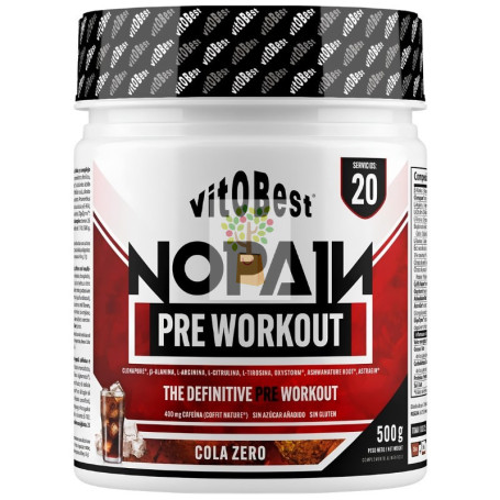 NOPAIN SABOR COLA ZERO 500G VIT.O.BEST