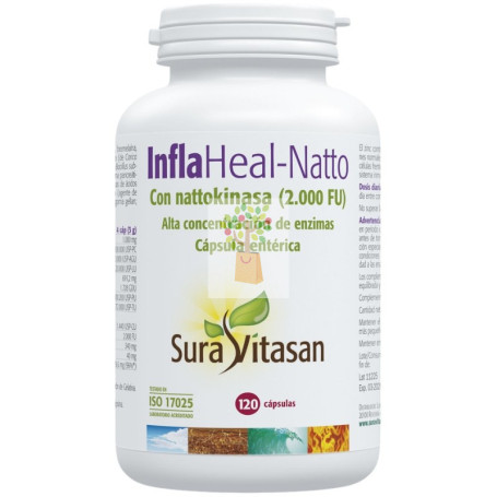 INFLA HEAL-NATTO 120 CÁPSULAS SURA VITASAN