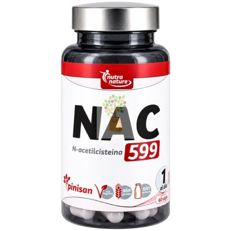 NAC (N-ACETILCISTEÍNA) 60 CÁPSULAS PINISAN