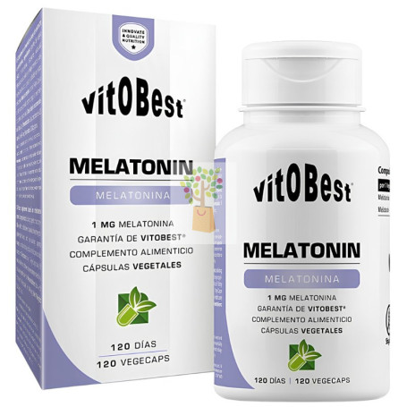 MELATONIN 120 CÁPSULAS VEGETALES VIT.O.BEST