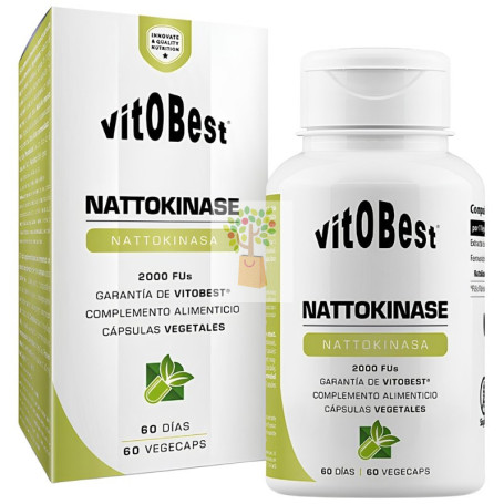 NATTOKINASE 60 CÁPSULAS VEGETALES VIT.O.BEST
