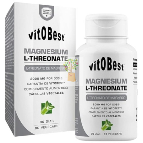MAGNESIUM L-THREONATE 90 CÁPSULAS VEGETALES VIT.O.BEST