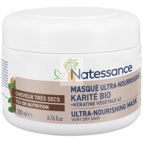 MASCARILLA DE KARITÉ ULTRANUTRITIVA 200ML NATESSANCE