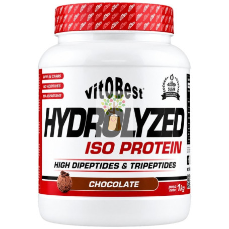 HYDROLYZED ISO PROTEIN SABOR CHOCOLATE 1KG VIT.O.BEST
