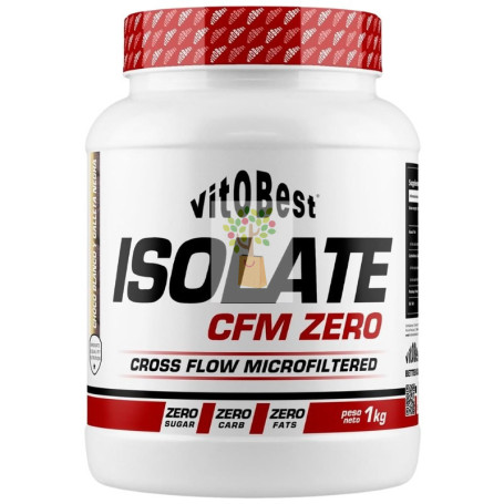 ISOLATE CFM ZERO SABOR CHOCO BLANCO Y GALL. NEGRA 1KG VIT.O.BEST