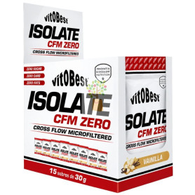 ISOLATE CFM ZERO SABOR VAINILLA 15 SOBRES VIT.O.BEST