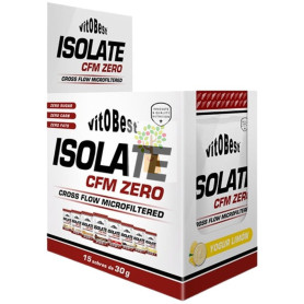 ISOLATE CFM ZERO SABOR YOGUR DE LIMÓN 15 SOBRES VIT.O.BEST