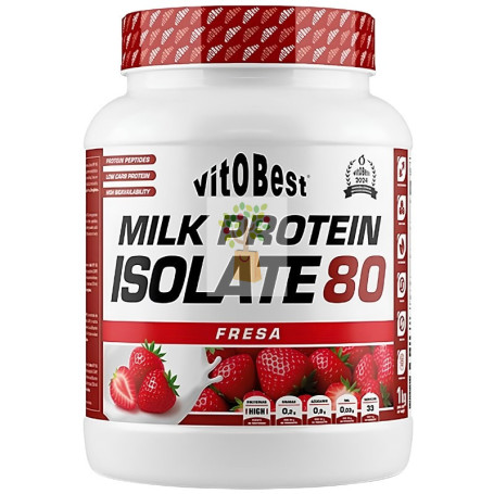 MILK PROTEIN ISOLATE 80 SABOR FRESA 1KG VIT.O.BEST
