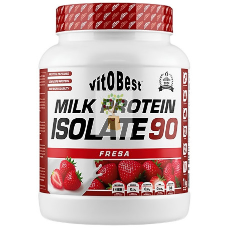 MILK PROTEIN ISOLATE 90 SABOR FRESA 1KG VIT.O.BEST