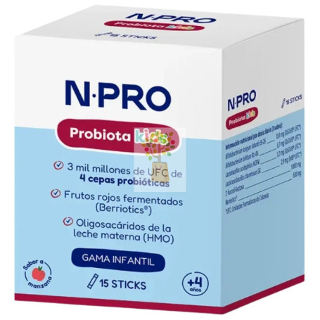 PROBIOTA KIDS 15 SOBRES NPRO