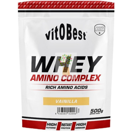 WHEY AMINO COMPLEX SABOR VAINILLA 500G VIT.O.BEST