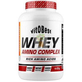 WHEY AMINO COMPLEX SABOR FRESA-PLÁTANO 2KG VIT.O.BEST