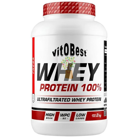 WHEY PROTEIN 100% SABOR FRESA 2KG VIT.O.BEST