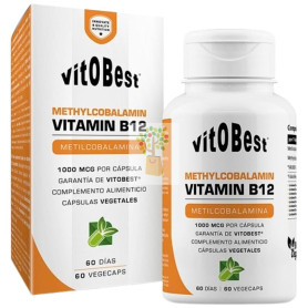 METHYLCOBALAMIN VITAMIN B12 60 CÁPSULAS VEGETALES VTI.O.BEST