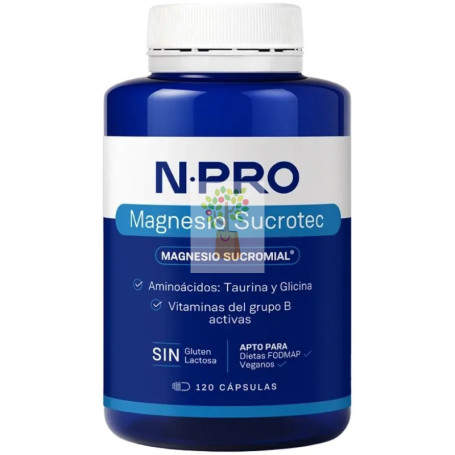 MAGNESIO SUCROTEC 120 CÁPSULAS NPRO
