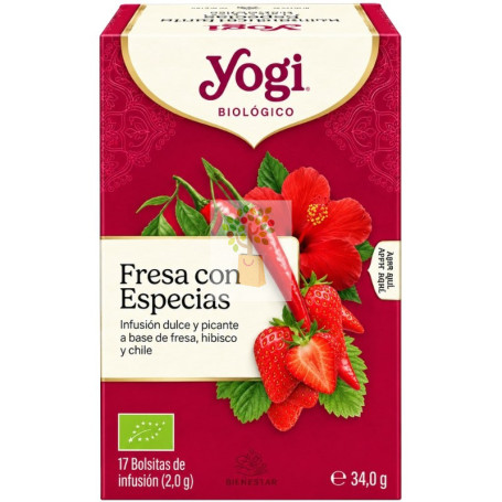FRESA CON ESPECIAS 17  FILTROS YOGI TEA