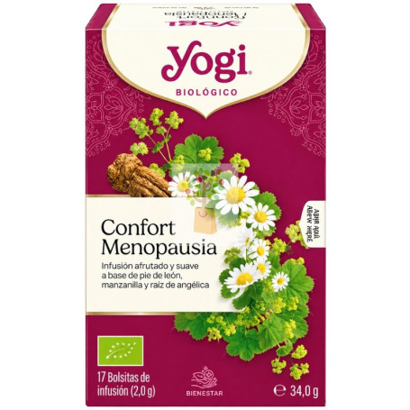 CONFORT MENOPAUSIA 17 FILTROS YOGI TEA