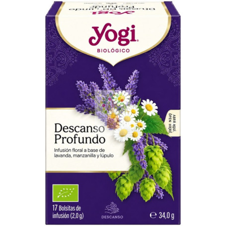 DESCANSO PROFUNDO 17 FILTROS YOGI TEA