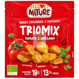 SNACK PROTEIN TRIOMIX DE TOMATE Y ORÉGANO 70G I LOVE NATURE
