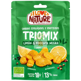 SNACK PROTEIN TRIOMIX DE LIMÓN Y PIMIENTA 30G I LOVE NATURE