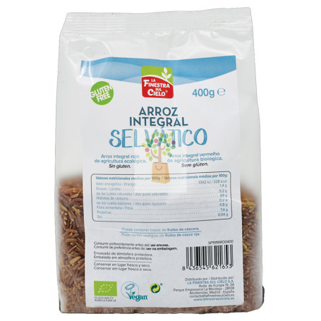 ARROZ INTEGRAL ROJO SELVATICO BIO 400G FINESTRA