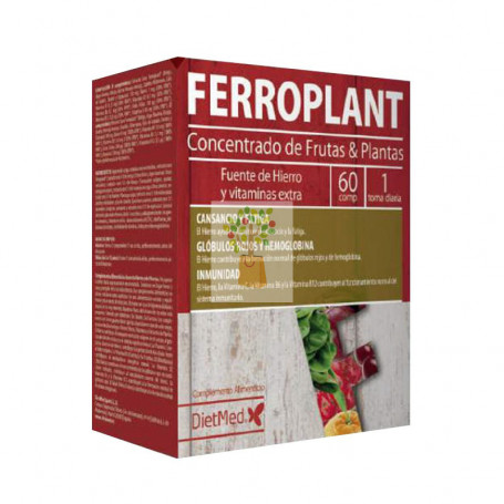 FERROPLANT 60 COMPRIMIDOS DIETMED